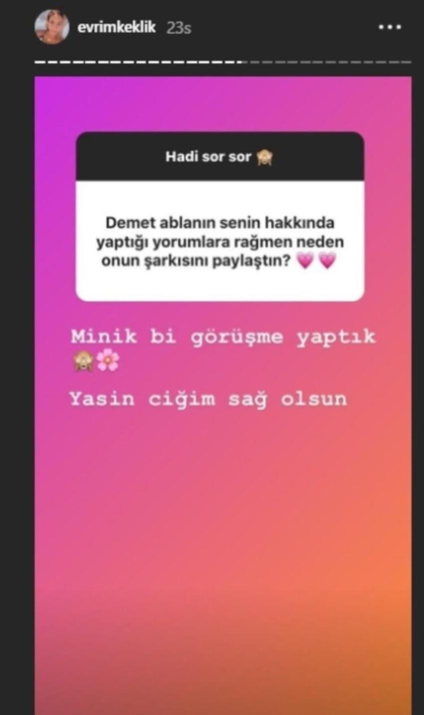 Survivor Evrim Keklik ile Demet Akalın arasındaki buzlar eridi!