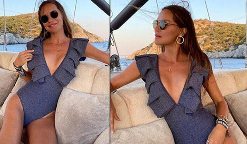 Ebru Şallı tatil fotoğraflarını eleştirenlere ateş püskürdü!