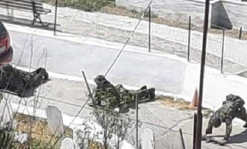 Tam teçhizatlı Yunan komandolarından Türk köyünde tatbikat!