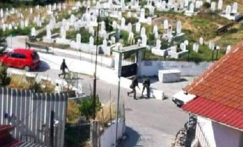 Tam teçhizatlı Yunan komandolarından Türk köyünde tatbikat!