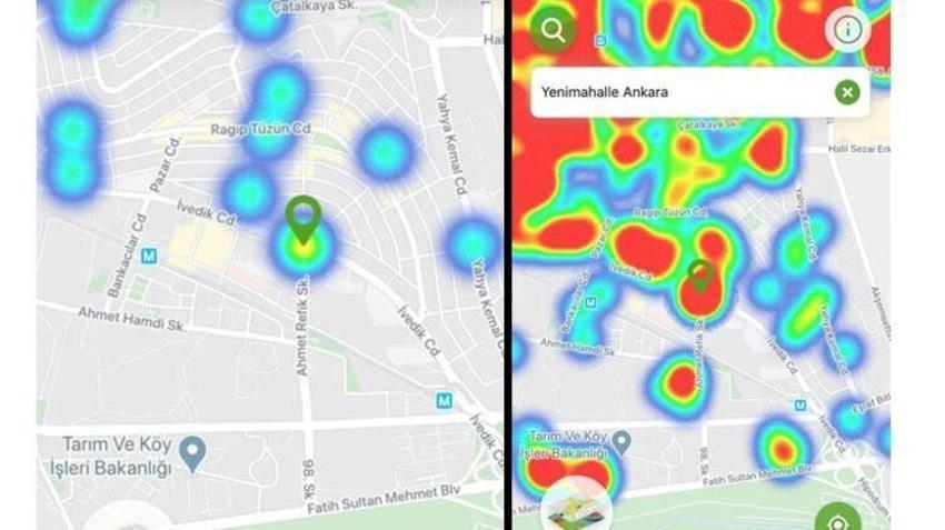 İstanbul ve Ankara'da korkutan artış! Haritaya böyle yansıdı...