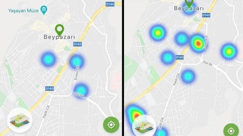 İstanbul ve Ankara'da korkutan artış! Haritaya böyle yansıdı...