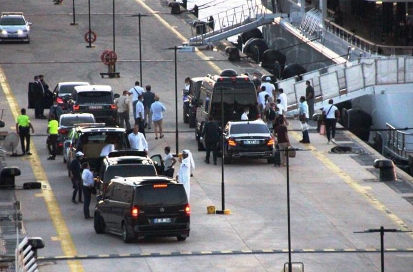 Katar kraliyet ailesi, 2 kamyon eşya 500 valizle Bodrum’a geldi