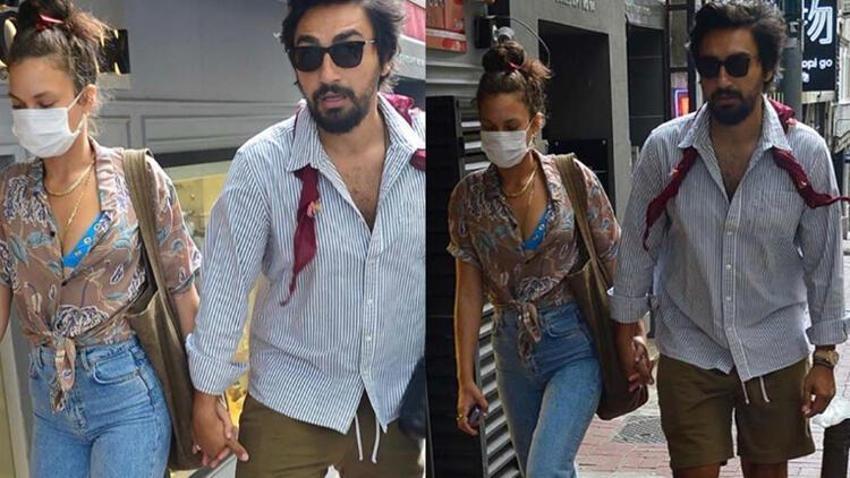 Melisa Şenolsun ile Umut Evirgen ilk kez el ele görüntülendi