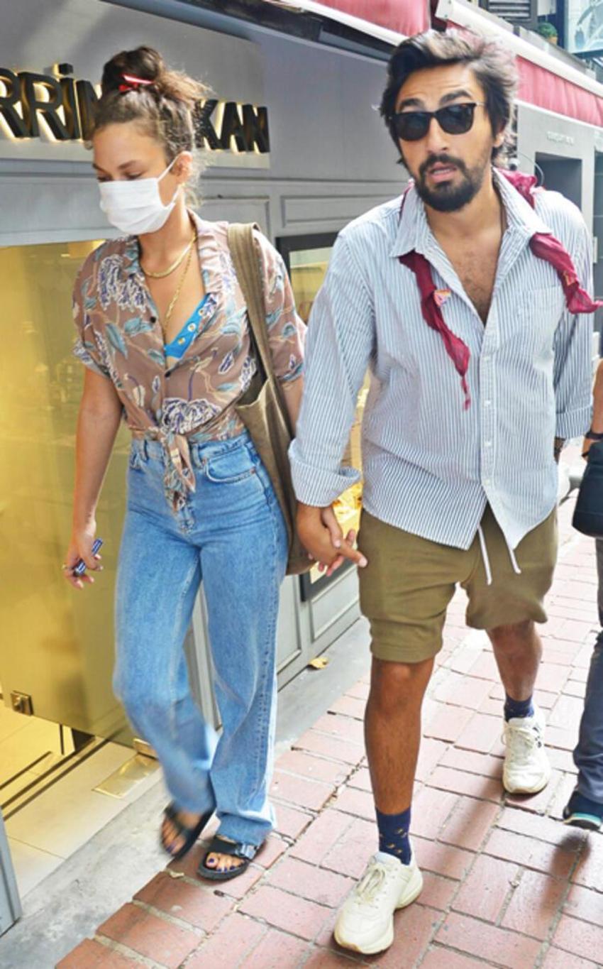 Melisa Şenolsun ile Umut Evirgen ilk kez el ele görüntülendi