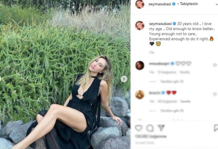 Şeyma Subaşı'dan 30 yaş paylaşımı!