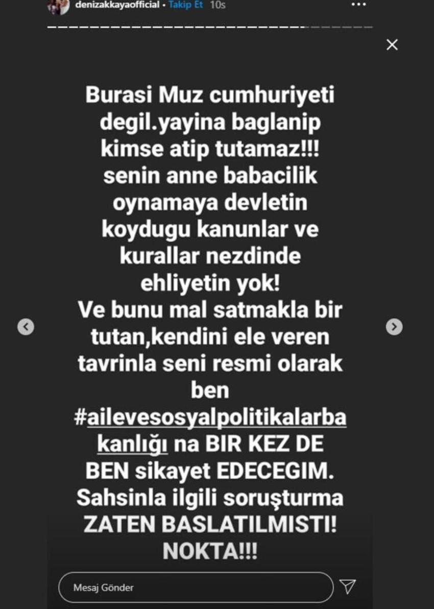 Deniz Akkaya ile Selin Ciğerci arasında çocuk kavgası