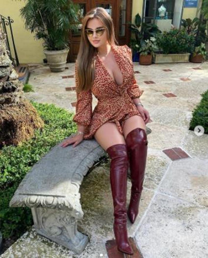 Anastasia Kvitko'nun yatak pozu olay oldu!