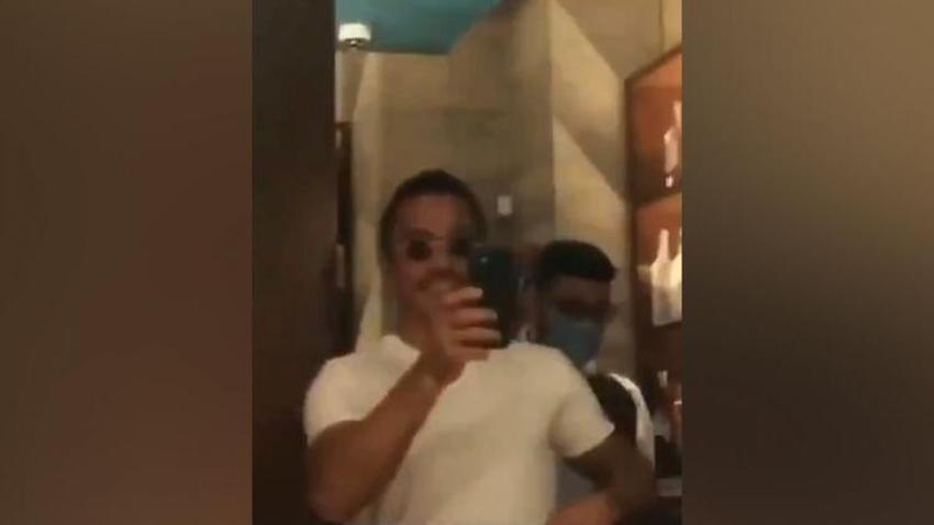 Nusret'e twerk yapan kadının sevgilisi mekanı bastı!