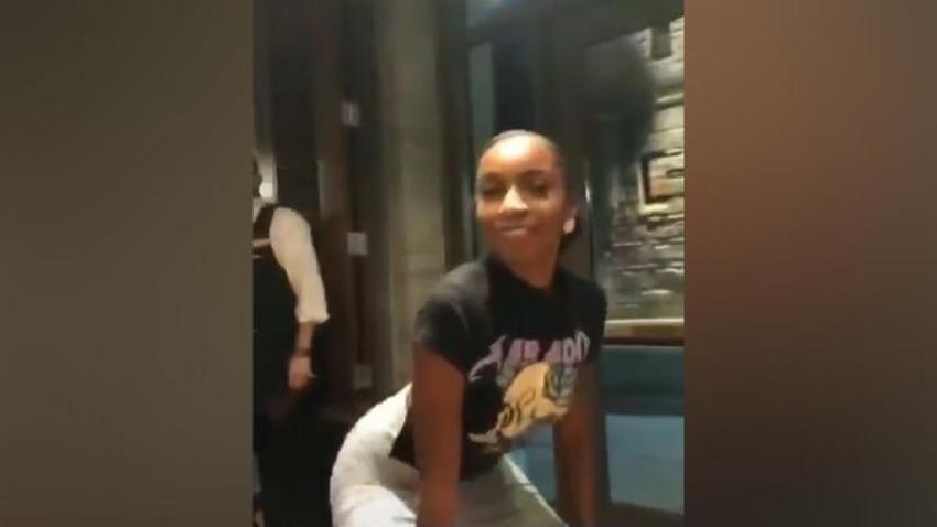 Nusret'e twerk yapan kadının sevgilisi mekanı bastı!