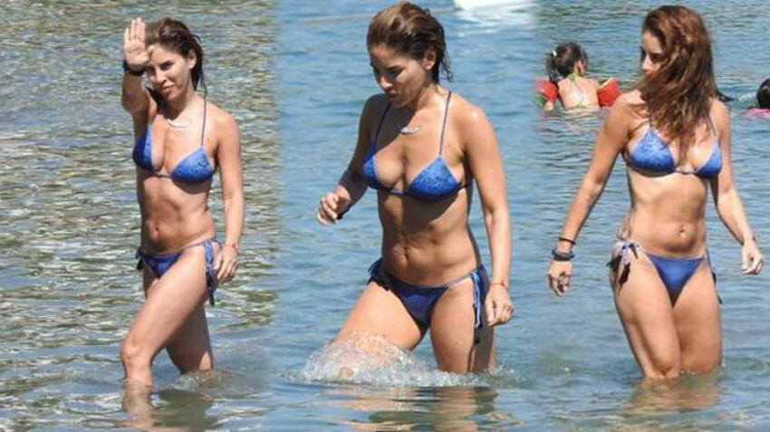 Irmak Ünal fit vücuduyla dikkat çekiyor