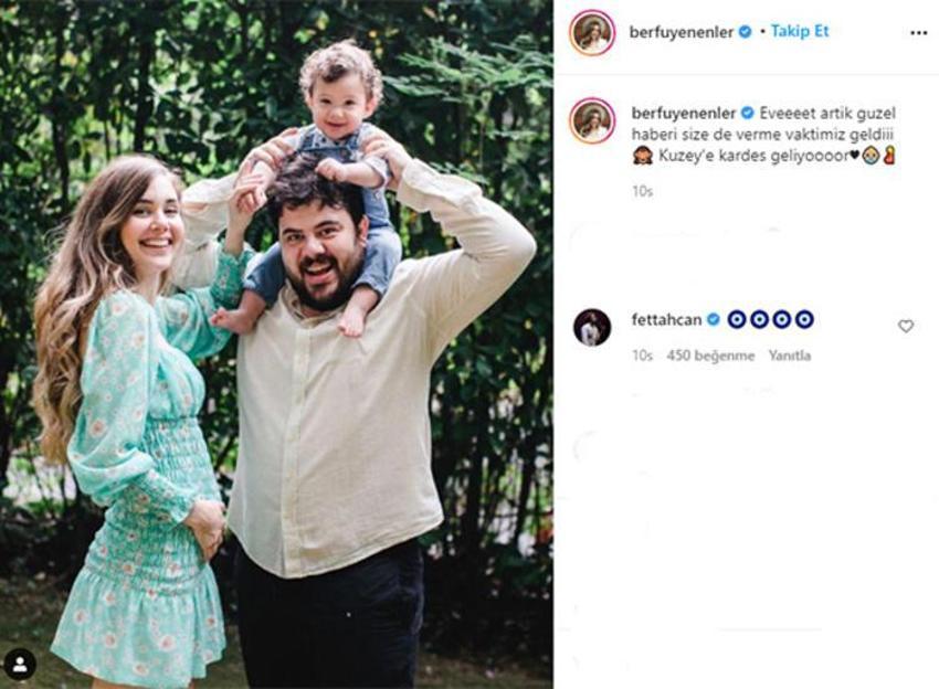 Berfu-Eser Yenenler çiftinden güzel haber
