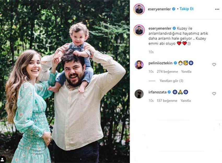 Berfu-Eser Yenenler çiftinden güzel haber