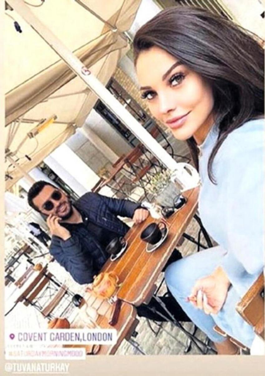 Tuvana Türkay yeni sevgilisiyle orada ortaya çıktı