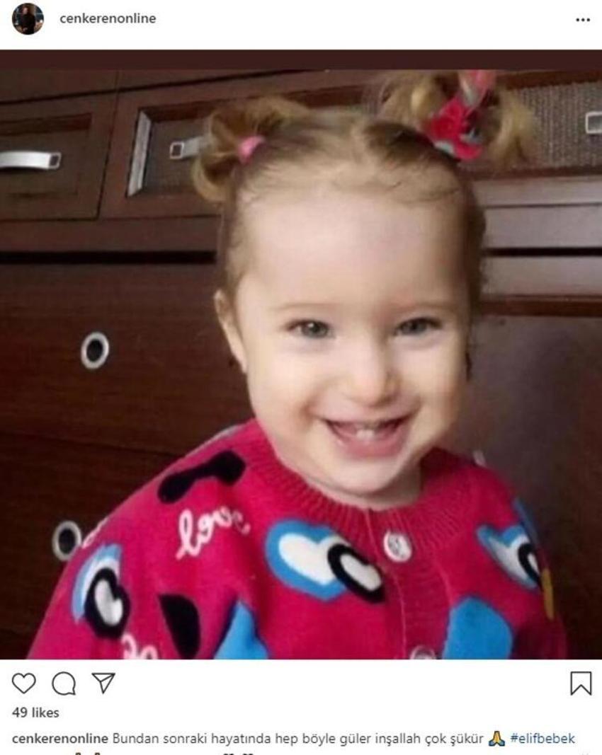 Ünlü isimlerden 'Elif Perinçek' paylaşımı: Pamuk ellerini öperim yavrum!