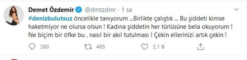 Deniz Bulutsuz'a destek! 'Tarifi yok...'