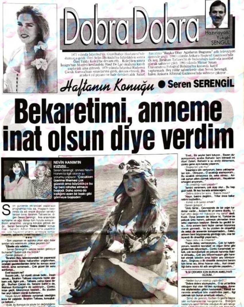 Yağmur Sarnıç'tan Seren Serengil'e olay sözler! 'At suratın mora dönecek'