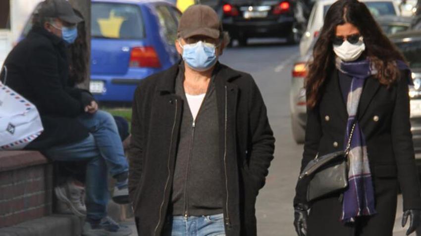 Engin Günaydın ve sevgilisi güzel havanın keyfini çıkardı