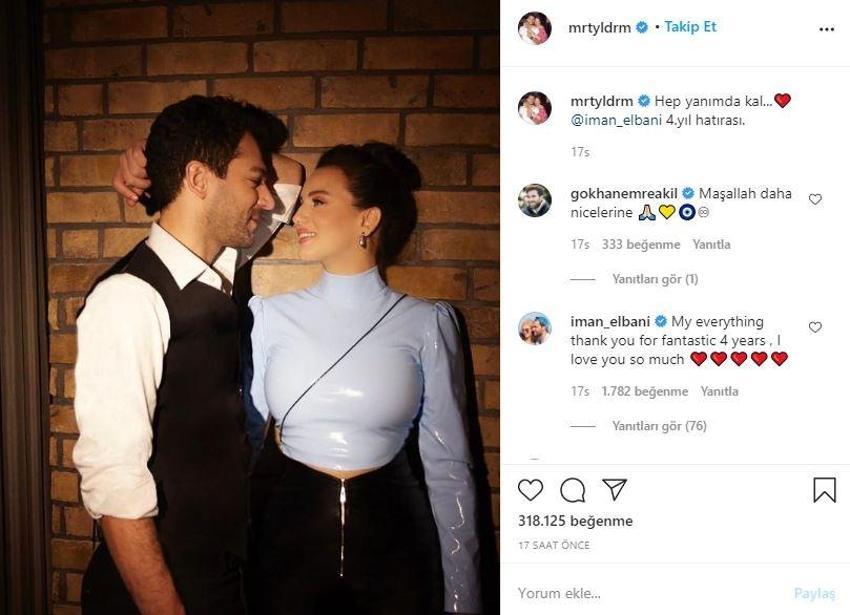 Murat Yıldırım'dan romantik paylaşım: Hep yanımda kal...