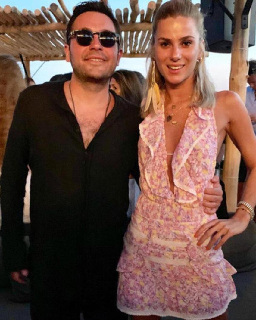 Hacı Sabancı ile Nazlı Kayı'nın nişanından ilk fotoğraf