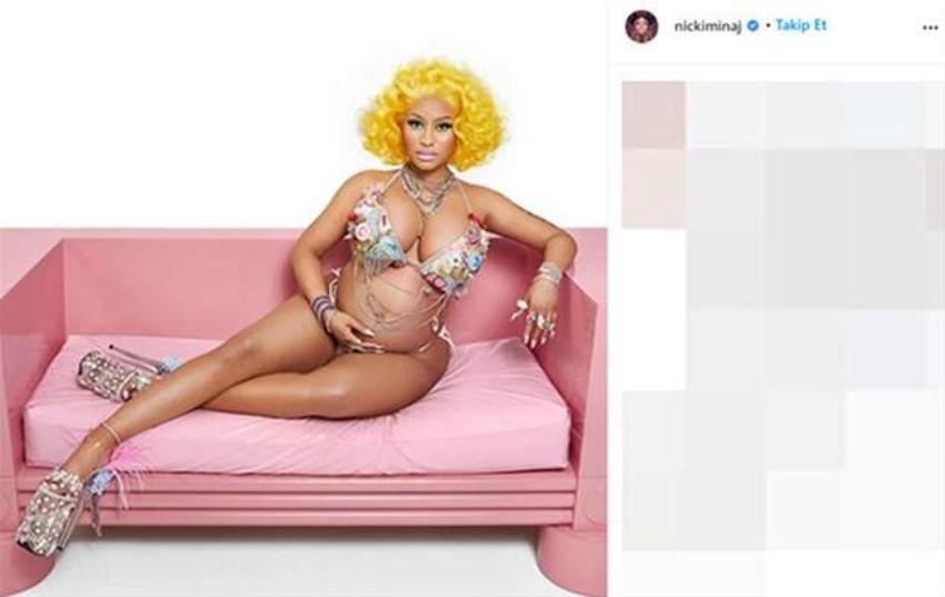Nicki Minaj ilk kez bebeğinin yüzünü gösterdi!