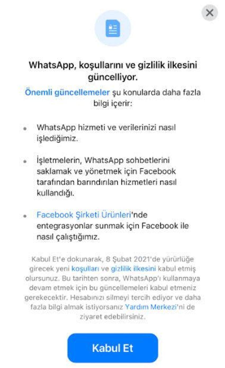 WhatsApp'tan gizlilik sözleşmesi kararı! Yapmayan kullanamayacak