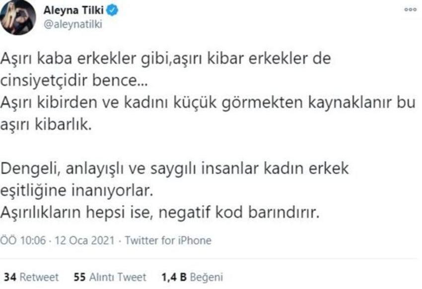 Aleyna Tilki'den olay açıklama! 'Erkekler...'