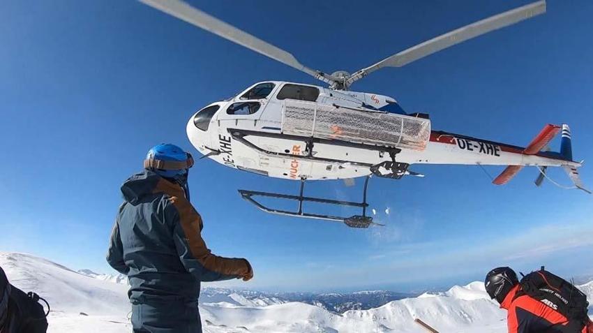 Avrupalı kayakçılar Türkiye'ye akın ettiler! Helikopterle Kaçkarlar'a...