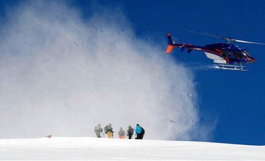 Avrupalı kayakçılar Türkiye'ye akın ettiler! Helikopterle Kaçkarlar'a...