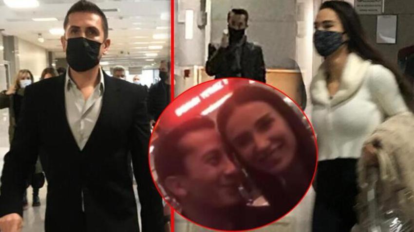 Emre Aşık ile Yağmur Aşık mahkemede! Davaya sevgilisiyle geldi!