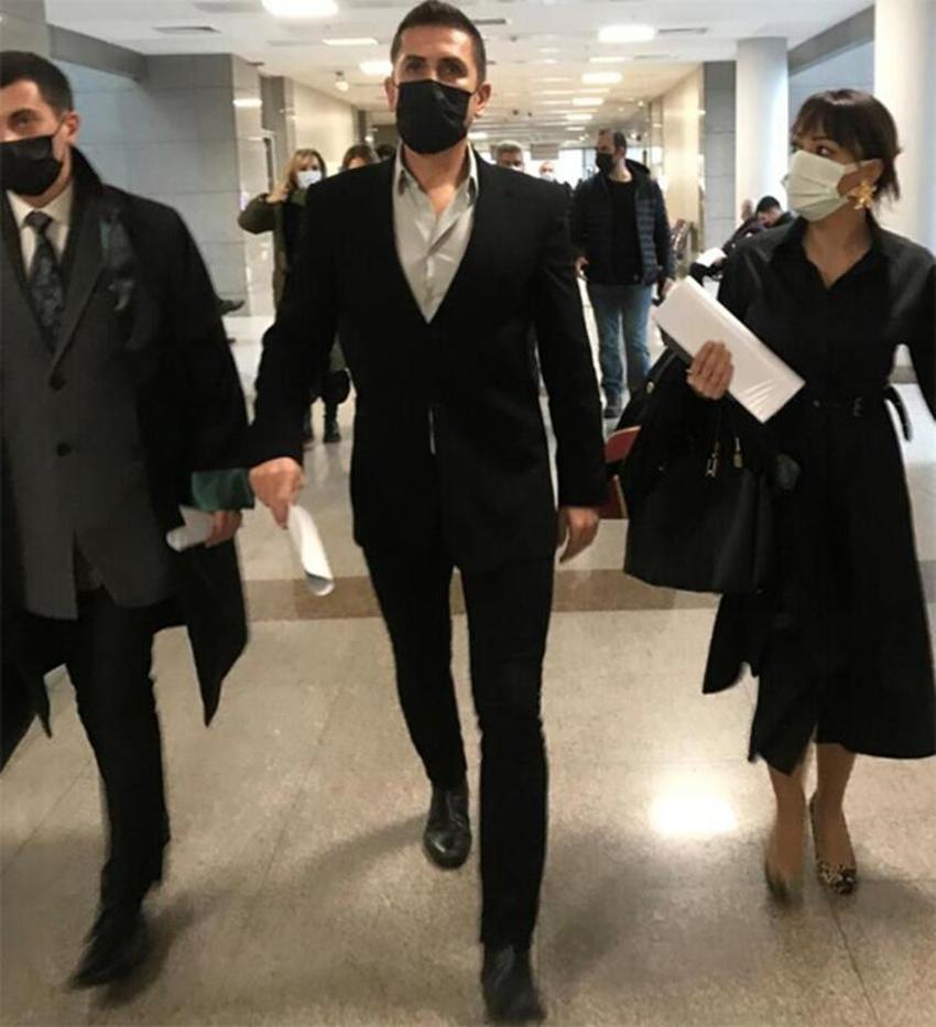 Emre Aşık ile Yağmur Aşık mahkemede! Davaya sevgilisiyle geldi!