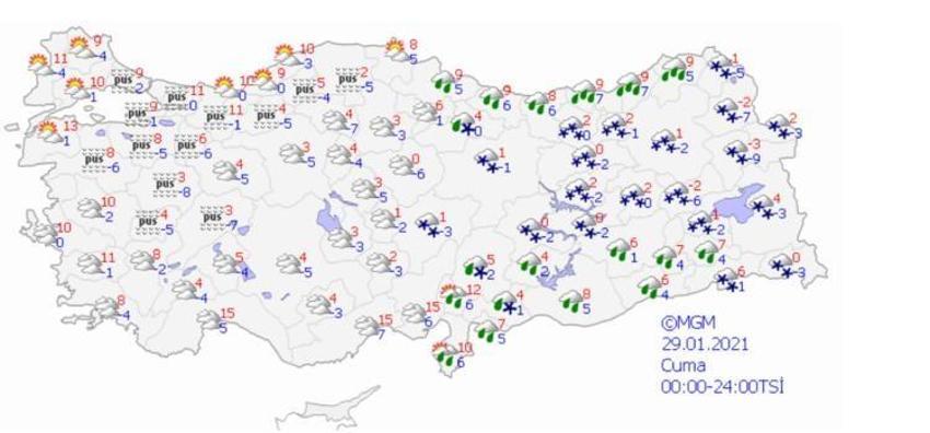 Meteoroloji'den kritik kar yağışı uyarısı! 36 ilde bekleniyor...