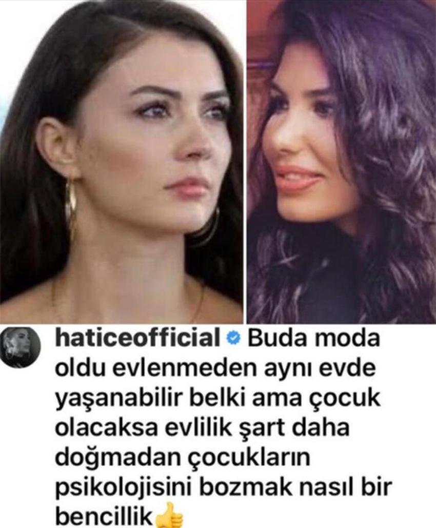 Hatice, Burcu Özberk'i eleştirdi! 'Bu da moda oldu, evlenmeden...'