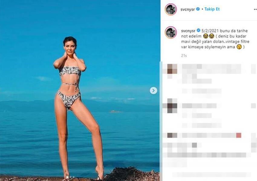 Sevcan Yaşar'dan ocak ayında bikinili paylaşım!