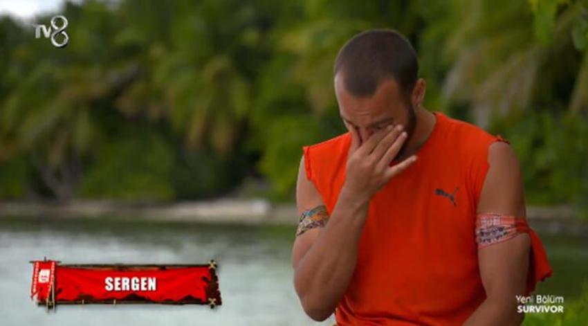 Survivor Sergen gözyaşlarına boğuldu!