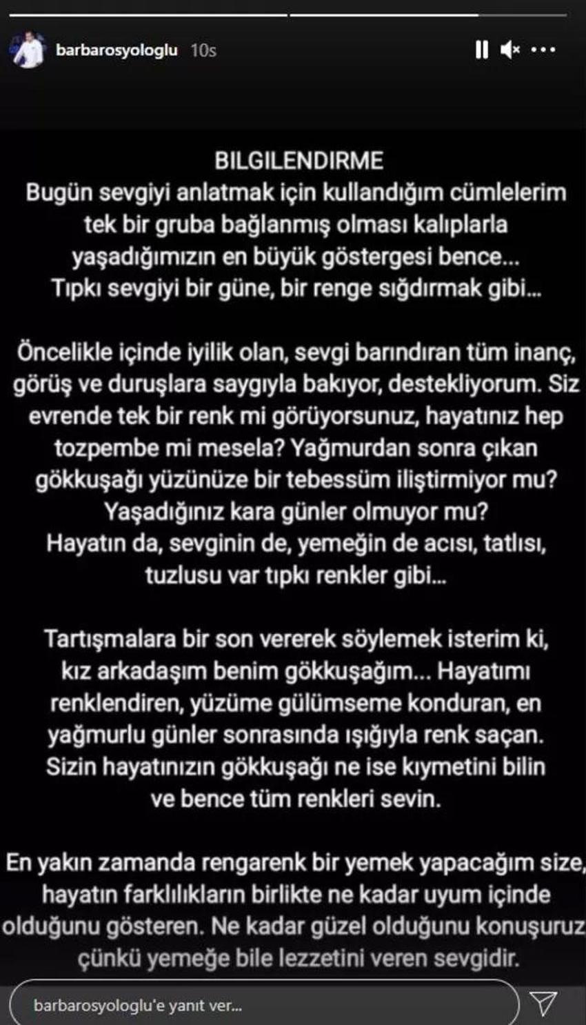 Barbaros Yoloğlu'nun sevgilisi kim? Yeni açıklama...