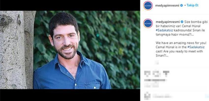 Survivor'dan ayrılan Cemal Hünal Sadakatsiz dizisinin kadrosuna katıldı!