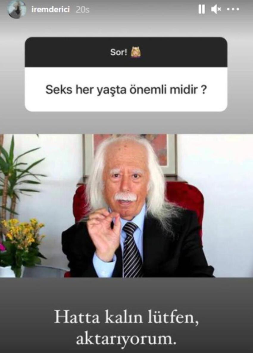 İrem Derici'den 'Haydar Dümen'li cinsellik yanıtı!