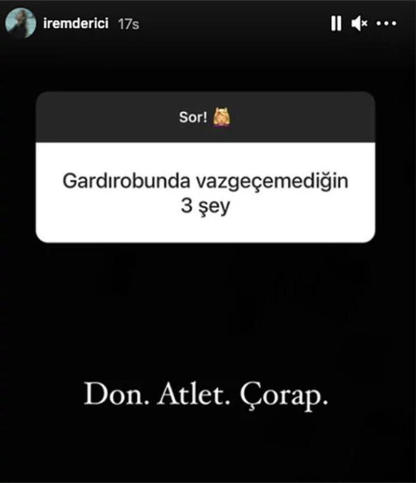 İrem Derici'den 'Haydar Dümen'li cinsellik yanıtı!