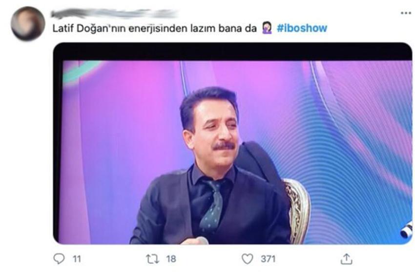'İbo Show'a Latif Doğan damga vurdu! 'Nereden geliyor bu enerji'