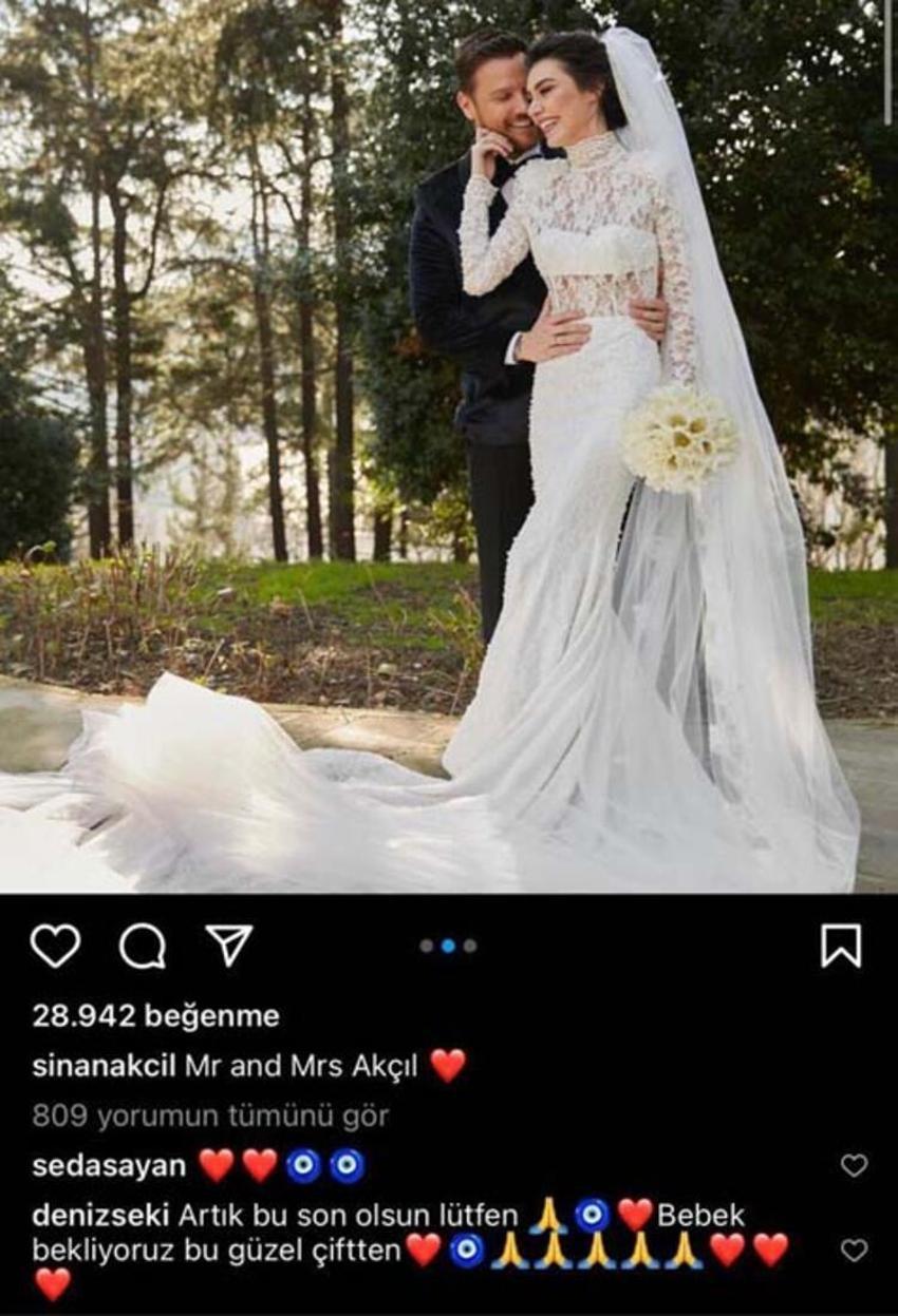 Sinan Akçıl - Burcu Kıratlı yeniden evlendi! 'Artık bu son olsun'