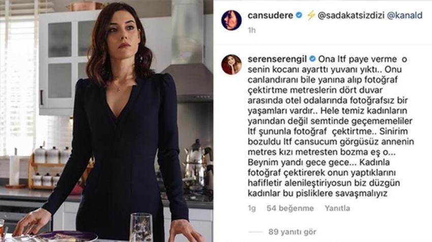 Seren Serengil'den Cansu Dere'ye şaşırtan yorum