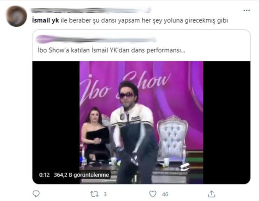 İsmail YK'nın dansı sosyal medyayı salladı!
