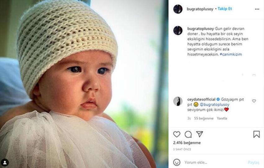 Ceyda Ateş kızını paylaştı! 'Hep baba diyorlar'
