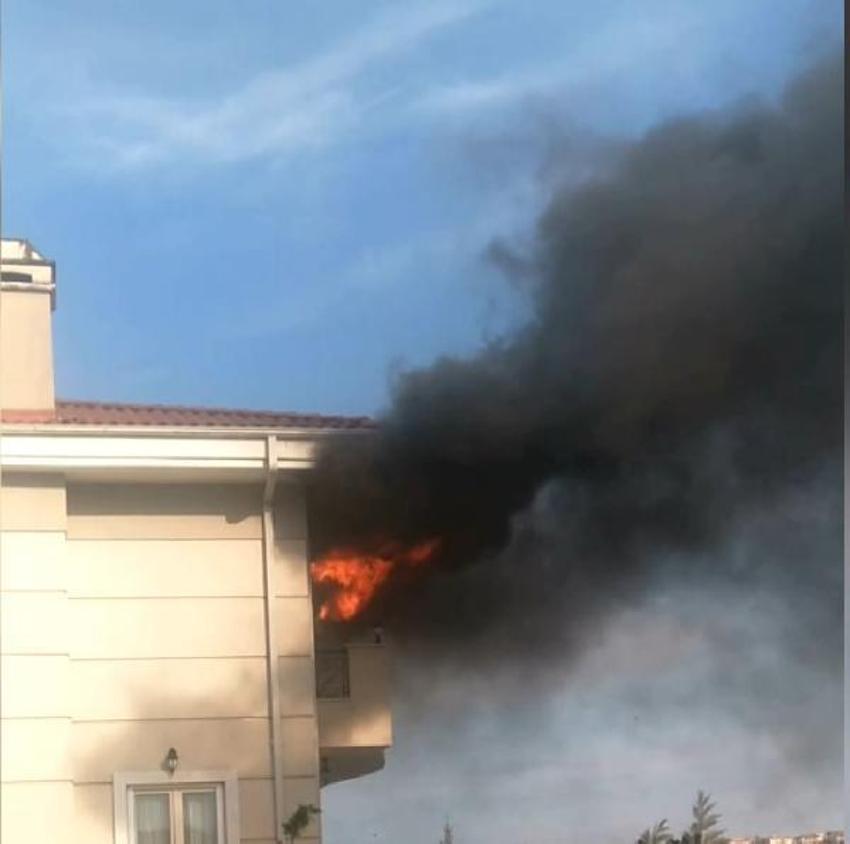 İş adamının villasında yaşandı! Genç kadın balkondan atladı