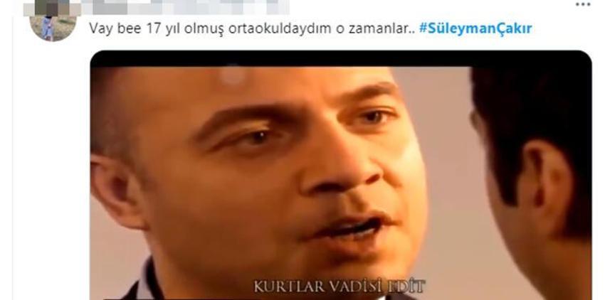 'Kurtlar Vadisi'nin Süleyman Çakır'ı 17'nci ölüm yıl dönümünde unutulmadı! Sosyal medya sallandı...