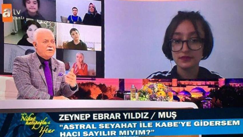 Nihat Hatipoğlu şaştı kaldı! 'Astral seyahat' sorusu gündem oldu