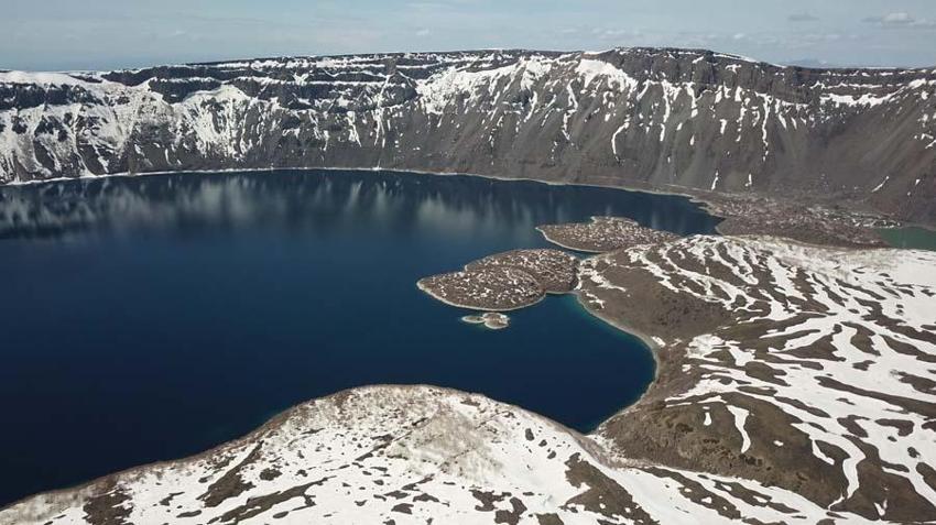 Görsel şölen sunuyor! Dron kamerasıyla görüntülendi