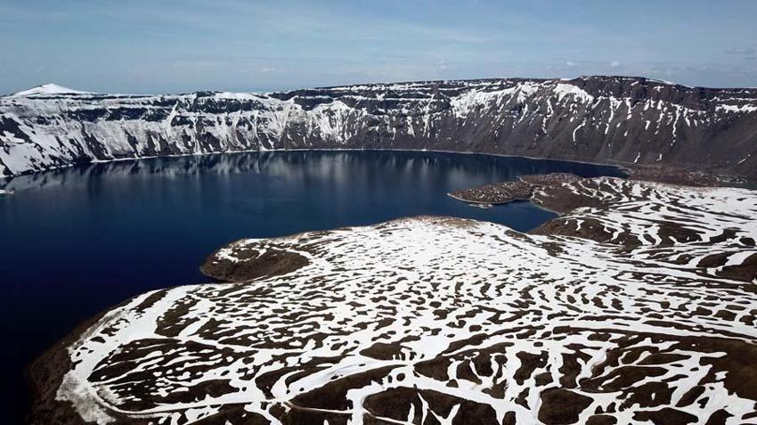 Görsel şölen sunuyor! Dron kamerasıyla görüntülendi