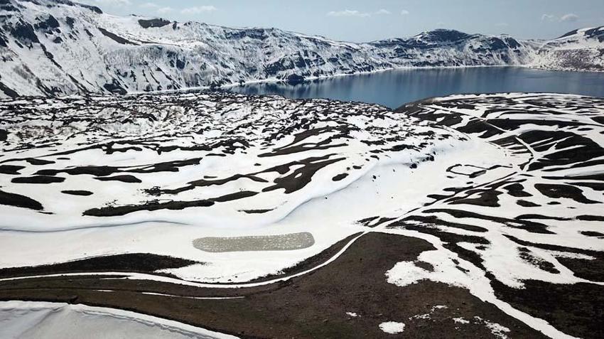 Görsel şölen sunuyor! Dron kamerasıyla görüntülendi